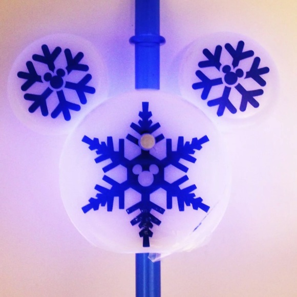 Disney Parks Mickey Holiday Light up Multicolor Bottle Straw Topper - Picture 4 of 8